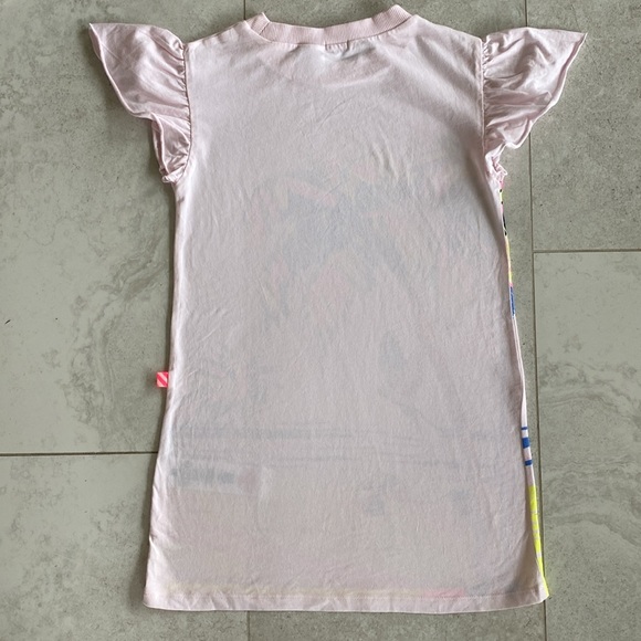 BILLIEBLUSH
GIRLS PINK COTTON PALM TREE PRINT DRESS - Picture 5 of 5